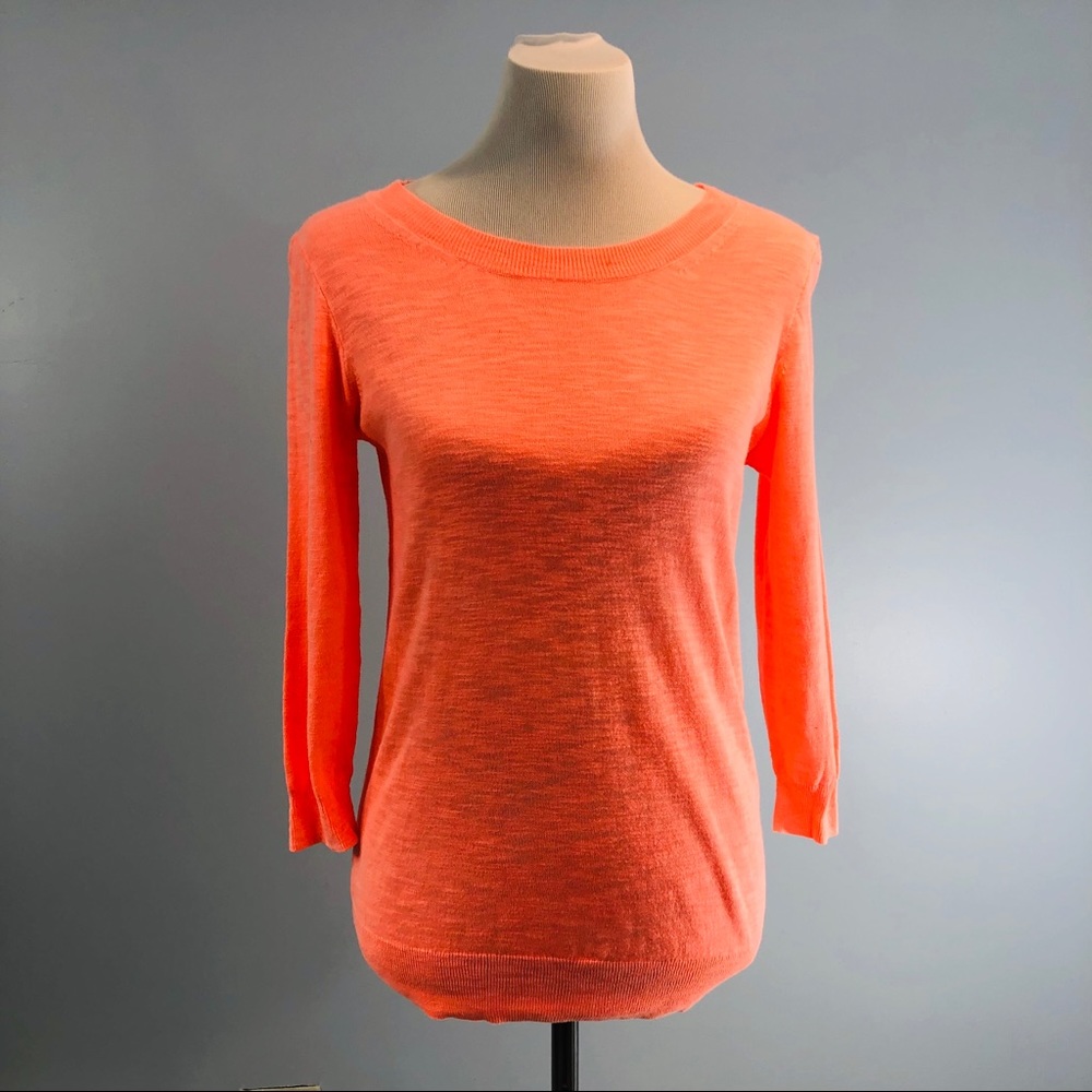 J.Crew Factory  | Charley sweater in neon small